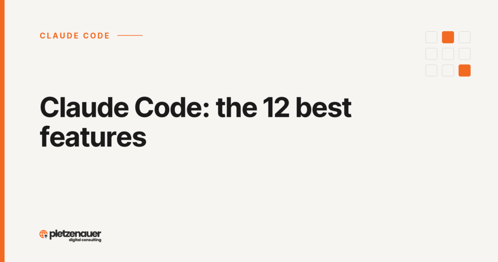 Claude Code: the 12 best features