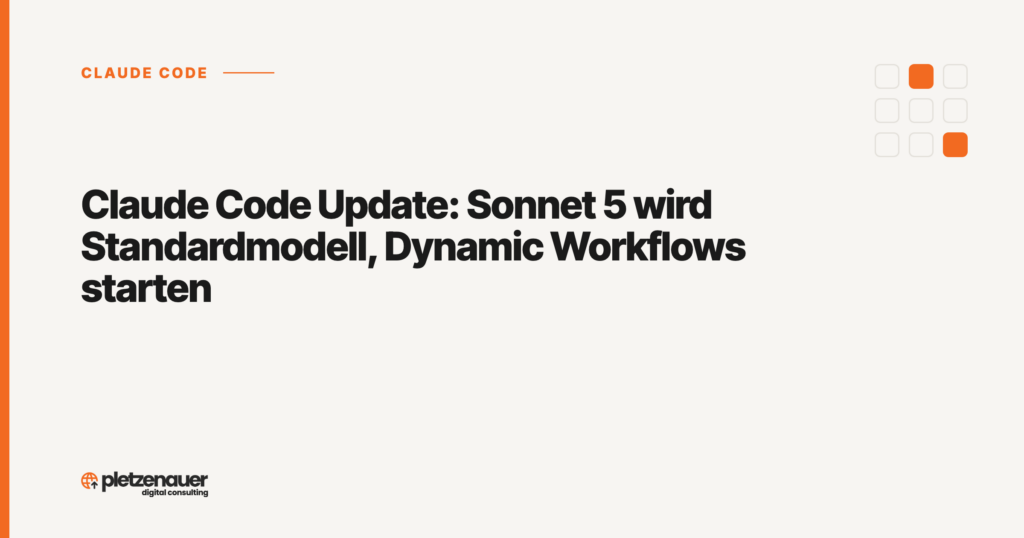 Claude Code Update: Sonnet 5 wird Standardmodell, Dynamic Workflows starten
