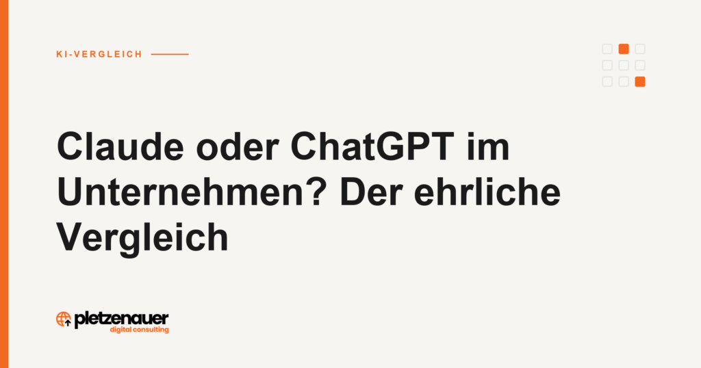 Claude oder ChatGPT im Unternehmen? Der ehrliche Vergleich