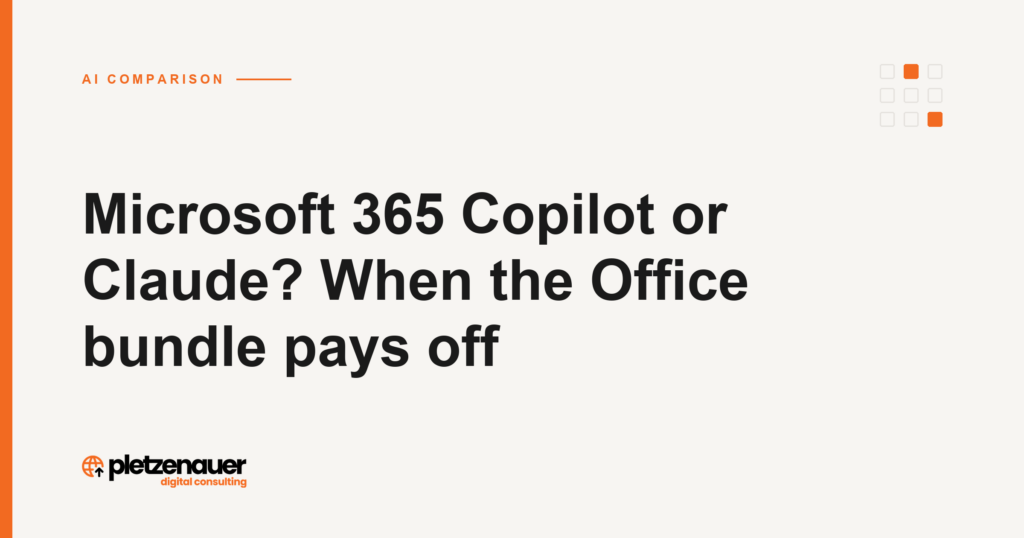 Microsoft 365 Copilot or Claude? When the Office bundle pays off