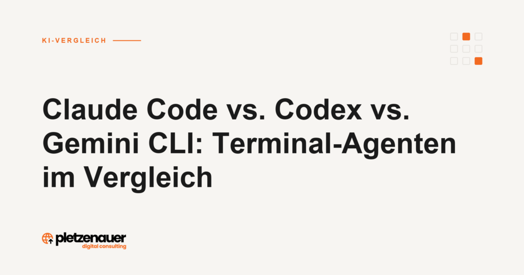 Claude Code vs. Codex vs. Gemini CLI: Terminal-Agenten im Vergleich