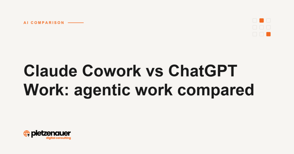 Claude Cowork vs ChatGPT Work: agentic work compared